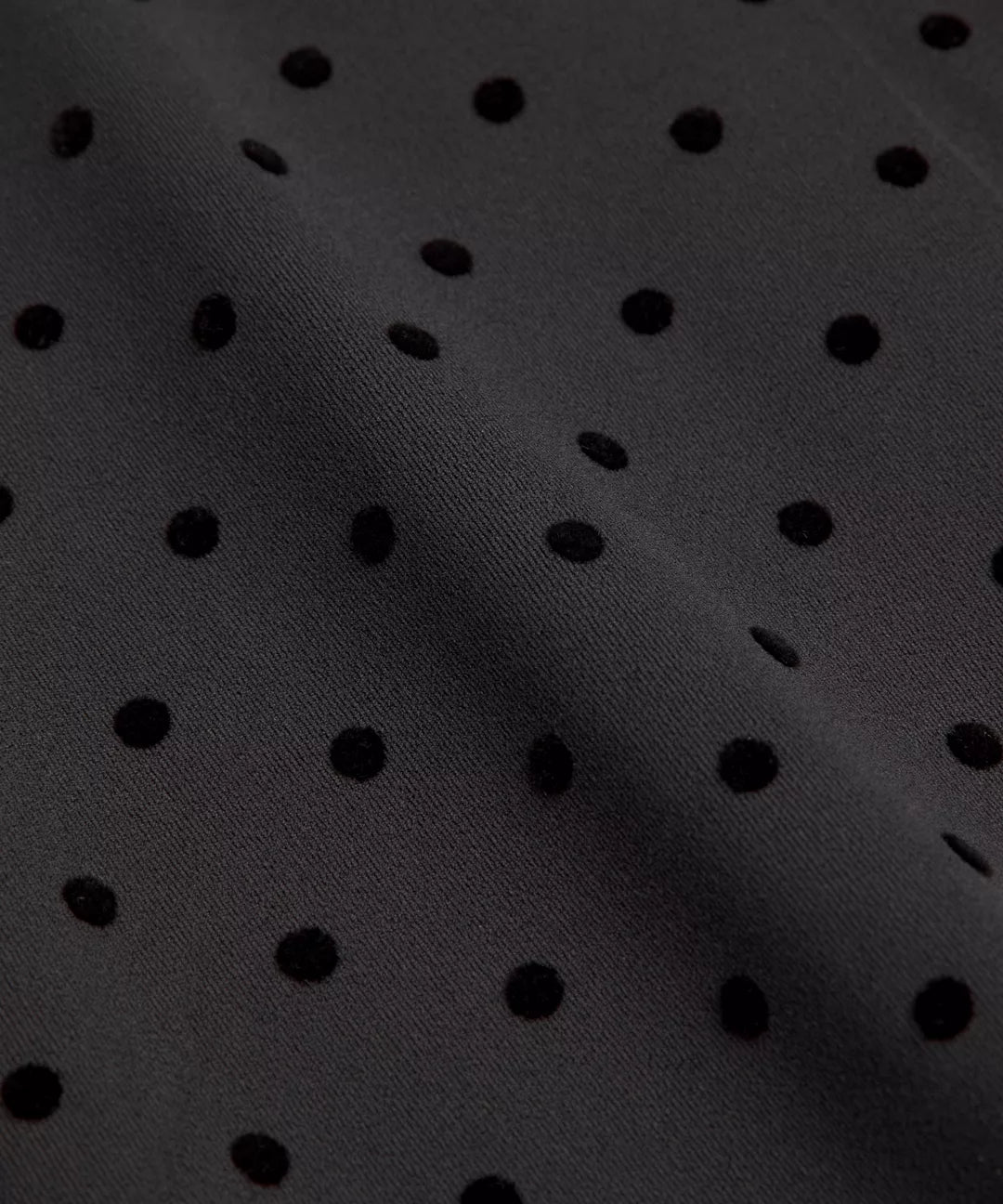 Polka Texture Flocked Jacket