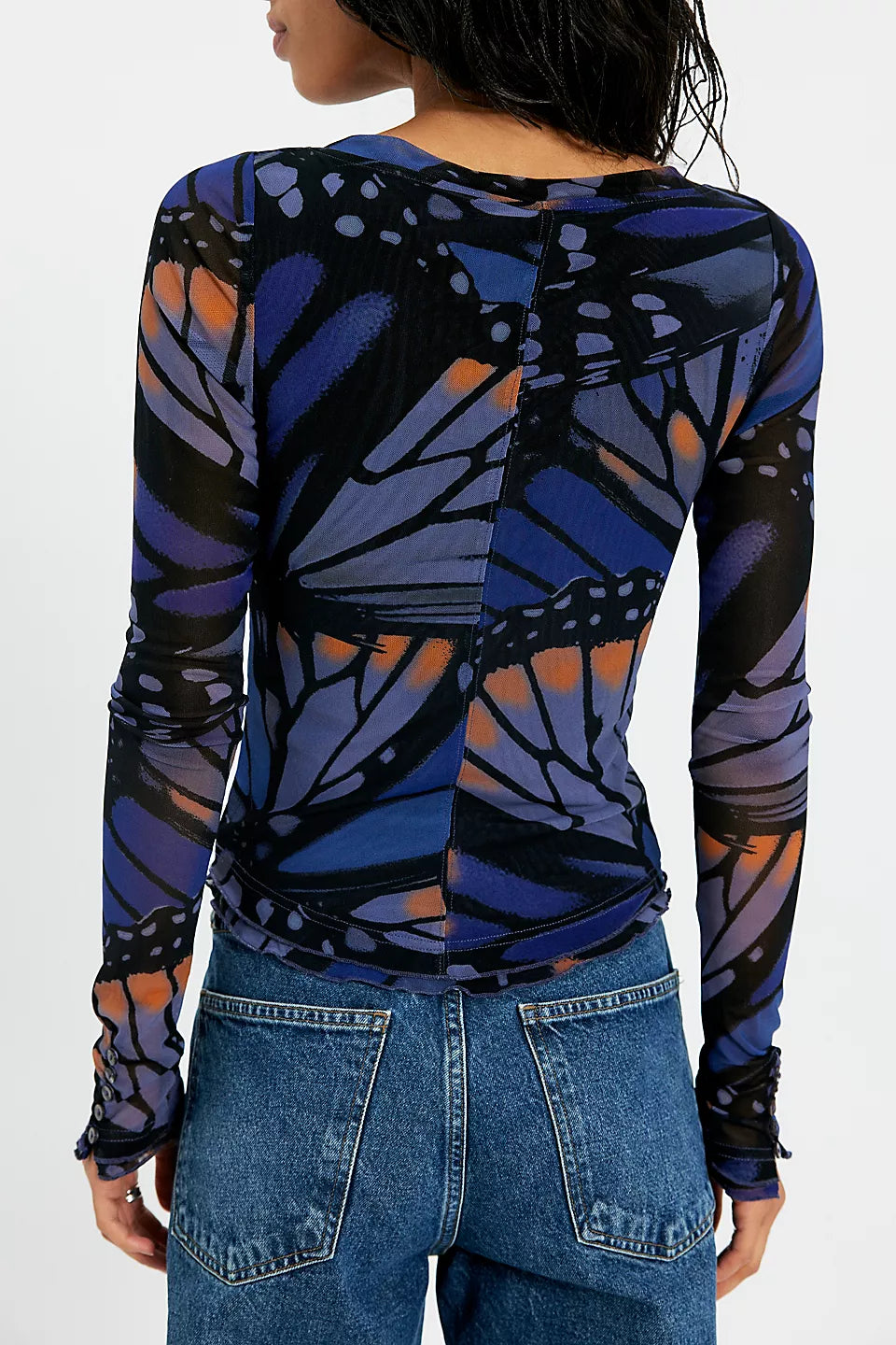 Lilly Printed Long Sleeve Top