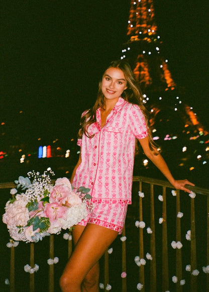 Pink Palm Pajamas