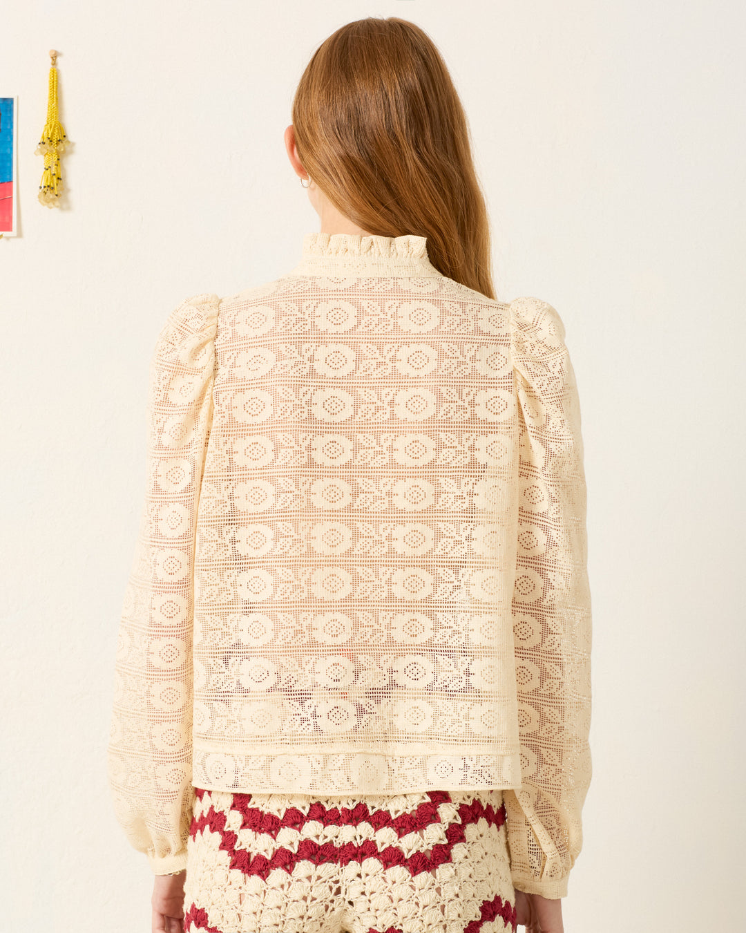 Artemis Alabaster Lace Shirt