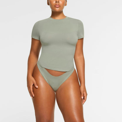 SKIMS Cotton Jersey Crewneck T-Shirt
