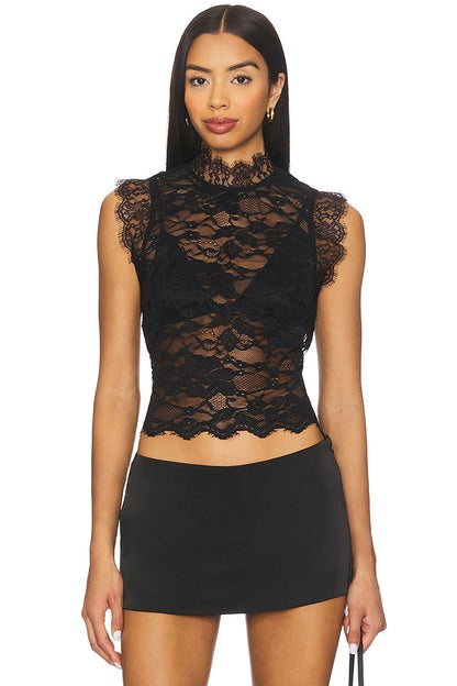 Superdown Laura Lace Top