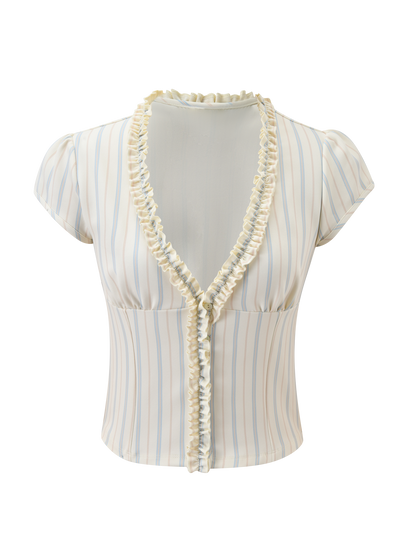 VALERIE RUFFLE TOP