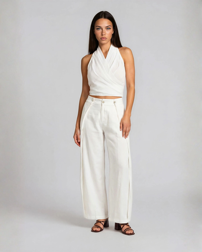 Adjustable Button Pant