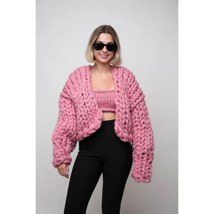 Monochrome Chunky Cardigan