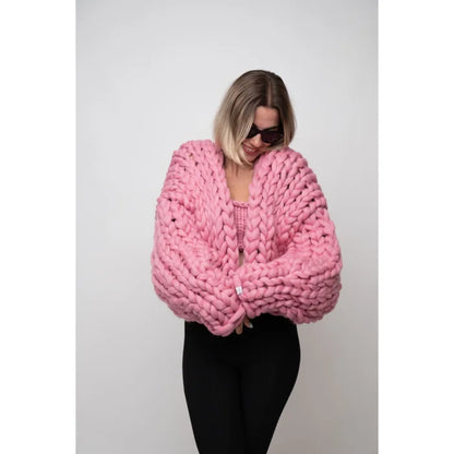 Monochrome Chunky Cardigan