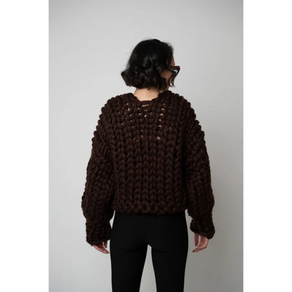 Monochrome Chunky Cardigan