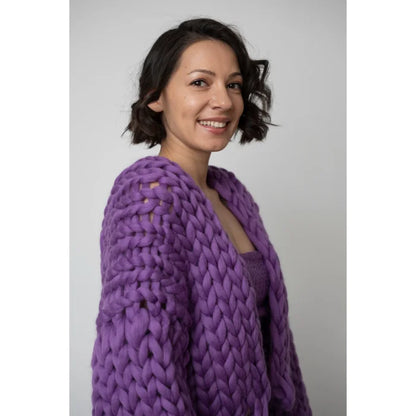 Monochrome Chunky Cardigan