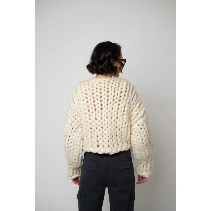 Monochrome Chunky Cardigan