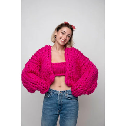 Monochrome Chunky Cardigan