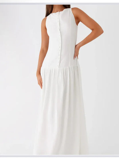 Peppermayo Exclusive - Meggie Linen Maxi Dress