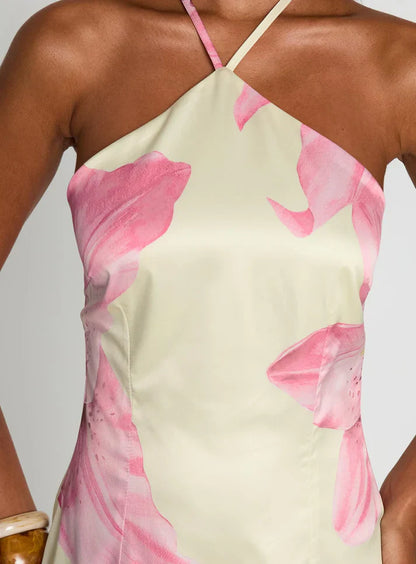Lilium Halter Bloom Dress