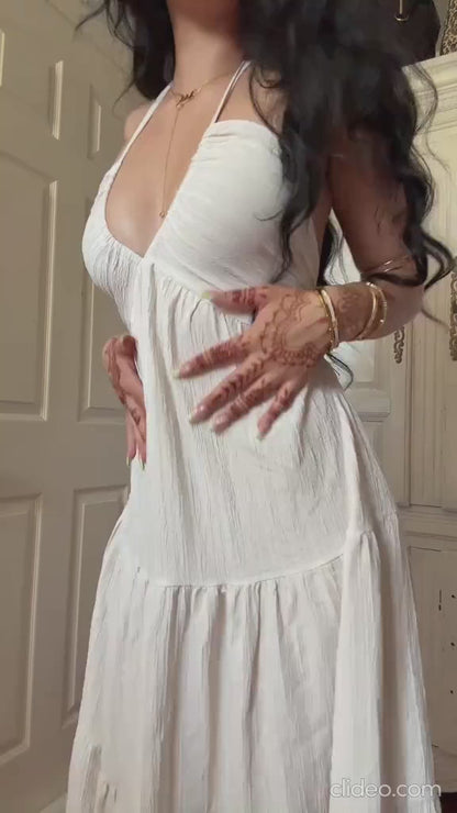 Vanilla Mist Midi Dress